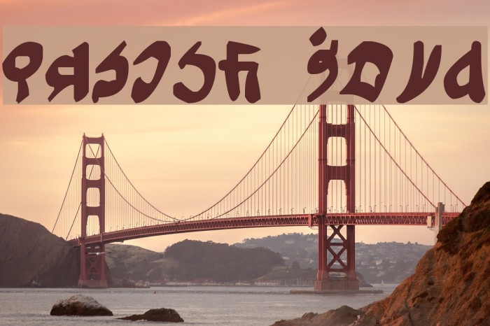 Tuigan Bold Font examples