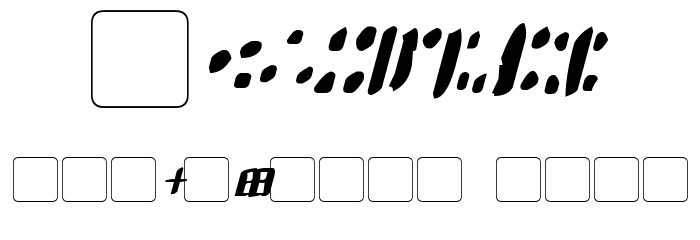 Tuigan Italic Font OTHER CHARS