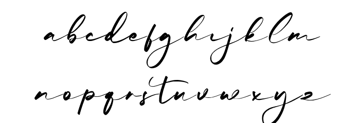 Tukiyem Font LOWERCASE