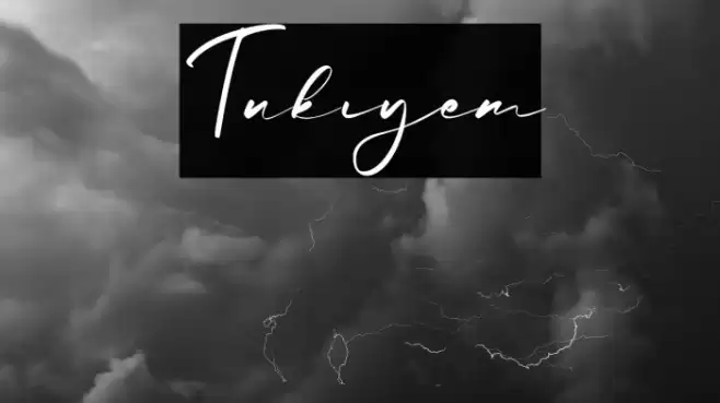 Tukiyem Font examples