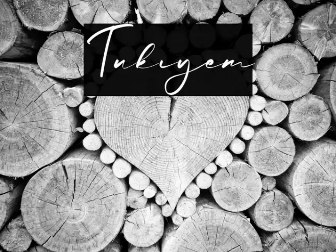 Tukiyem Font examples