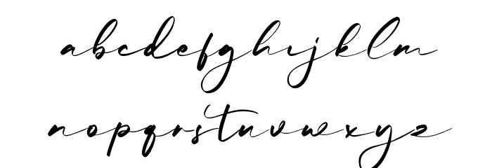 Tukiyem Font LOWERCASE