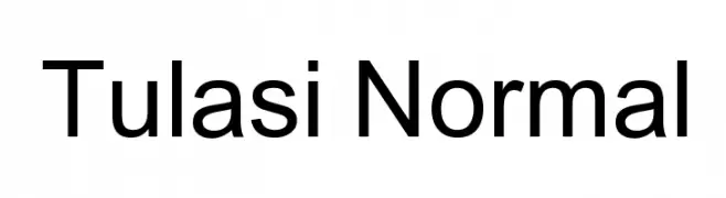 Tulasi Normal  Скачать бесплатные шрифты