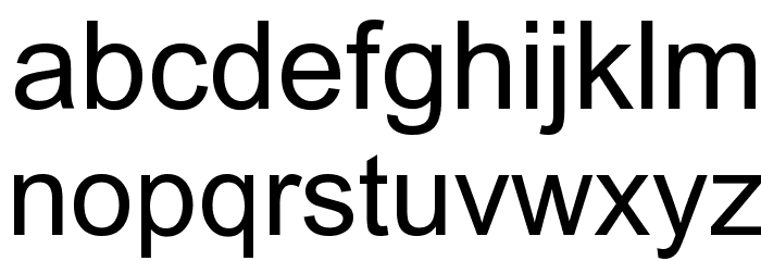 Tulasi Normal Font LOWERCASE