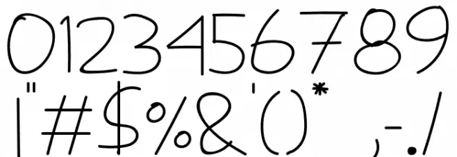 Tulehu Font OTHER CHARS