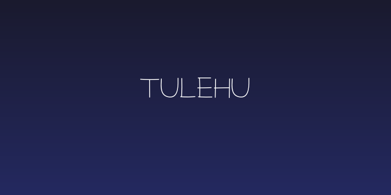Tulehu Social Header