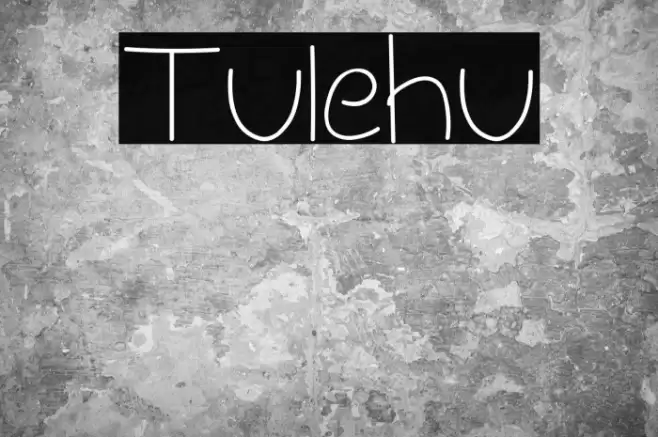 Tulehu Font examples