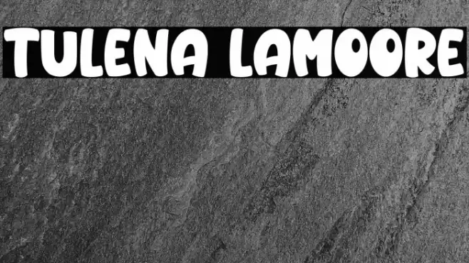 Tulena Lamoore Font examples
