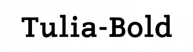 Tulia-Bold  Fuentes Gratis Descargar