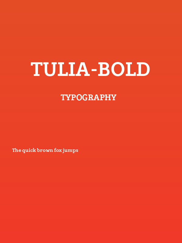Tulia-Bold Poster