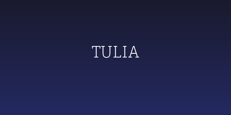 Tulia Social Header