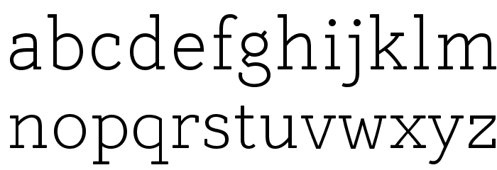 Tulia Font LOWERCASE