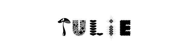 Tulie  フリーフォントのダウンロード
