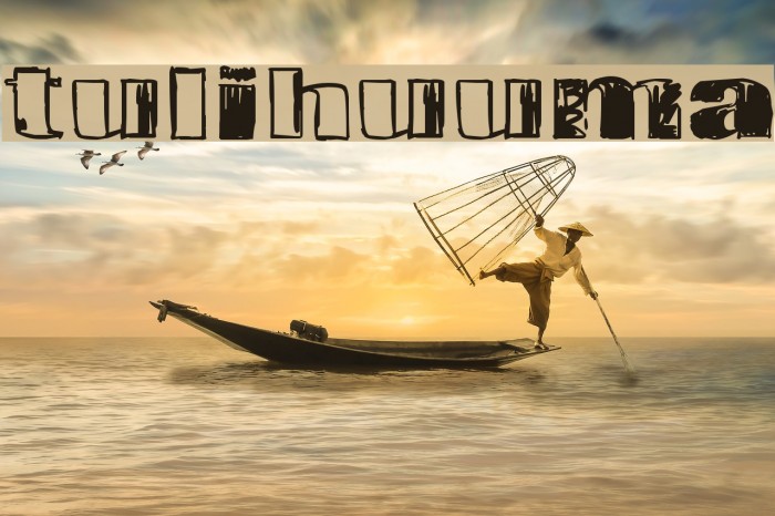 Tulihuuma Font examples