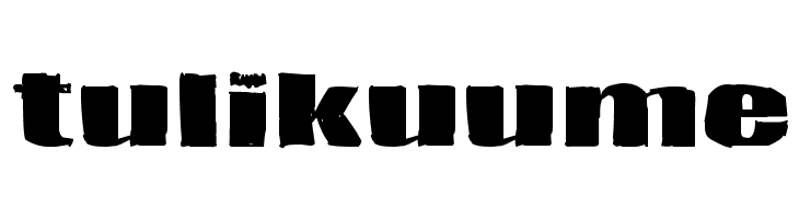 Tulikuume Font