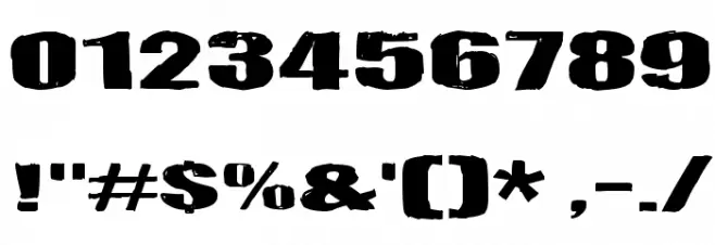 Tulikuume Font OTHER CHARS