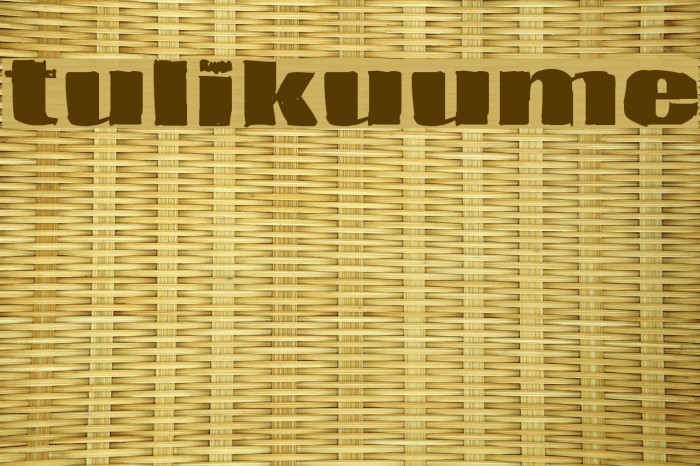 Tulikuume Font examples