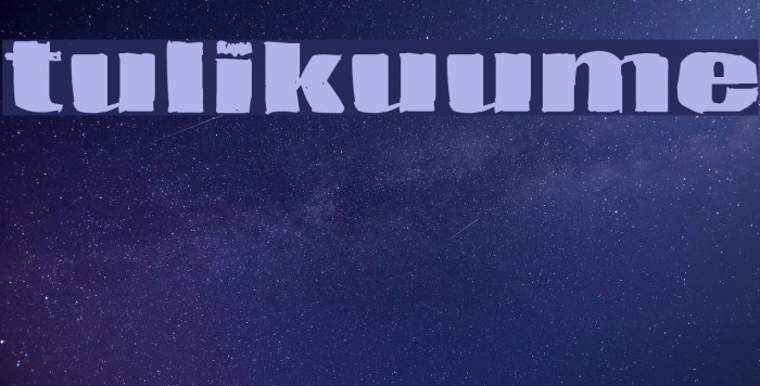 Tulikuume Font examples
