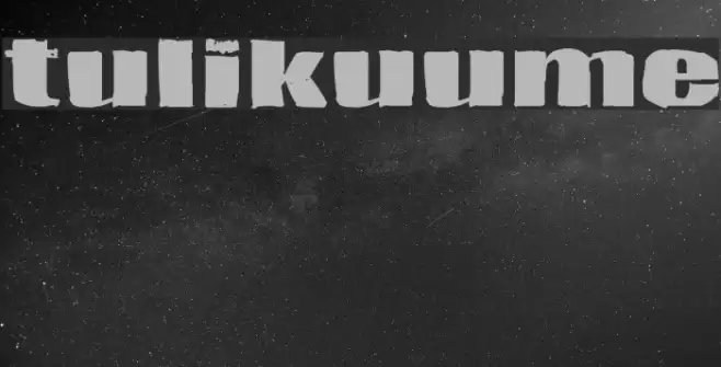 Tulikuume Font examples