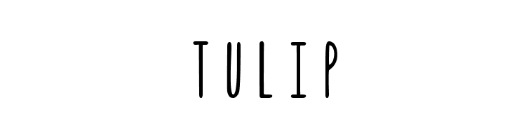 Tulip  Frei Schriftart Herunterladen