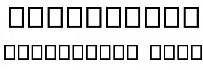 Tulip フォント その他の文字