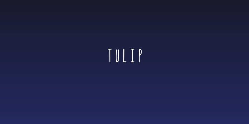 Tulip Social Header