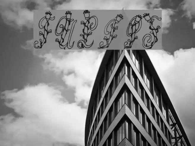 Tulips Font examples