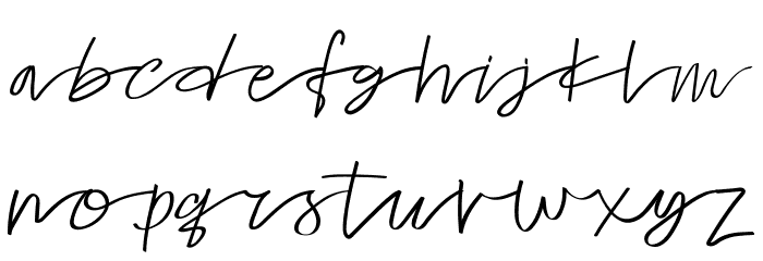 Tulisan Font LOWERCASE