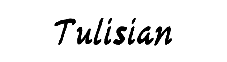 Tulisian  Frei Schriftart Herunterladen