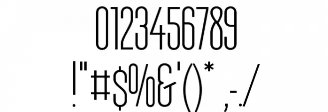 Tulpen Font OTHER CHARS