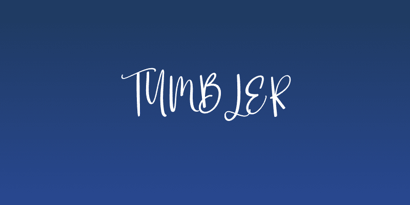 Tumbler Social Header
