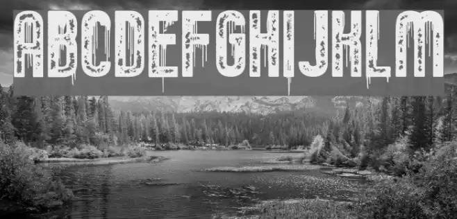 Tumbling Down Font examples