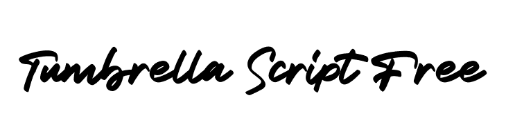 Tumbrella Script Free  les polices de caractères gratuit tlcharger