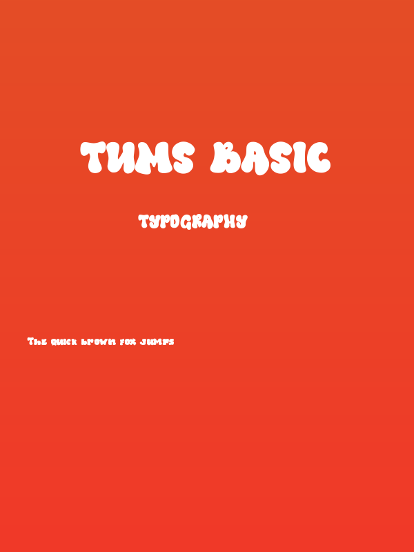 Tums Basic Poster