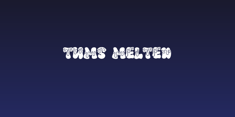 Tums Melted Social Header