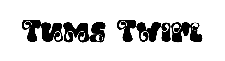 Tums Twirl  Free Fonts Download