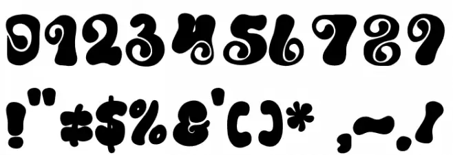 Tums Twirl Font OTHER CHARS