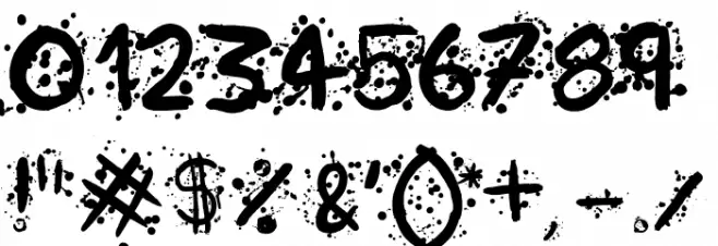 Tumult Regular Font OTHER CHARS