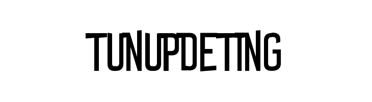 Tun Up De Ting  font caratteri gratis
