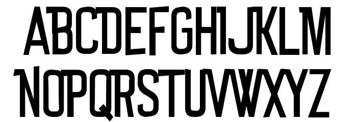 Tun Up De Ting Font LOWERCASE
