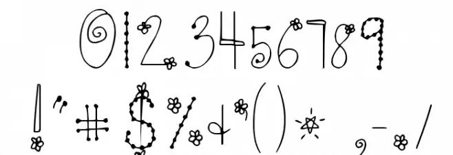 Tuna and Hot Dogs on Rye Font OTHER CHARS