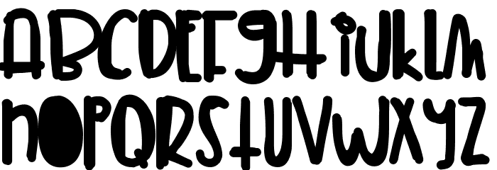 TunaMelt Font LOWERCASE