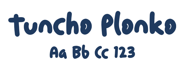 Tuncho Plonko Font Preview