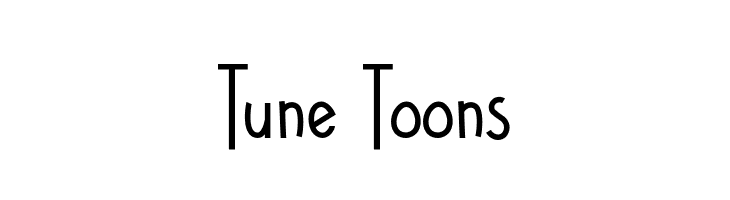 Tune Toons Fonte