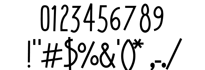 Tune Toons Font OTHER CHARS