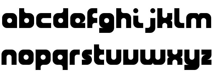 Tuning Fork Regular Font LOWERCASE