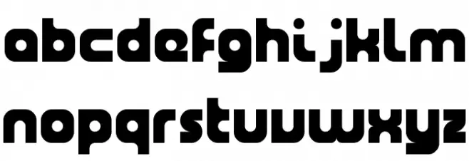 Tuning Fork Regular 字体 小写