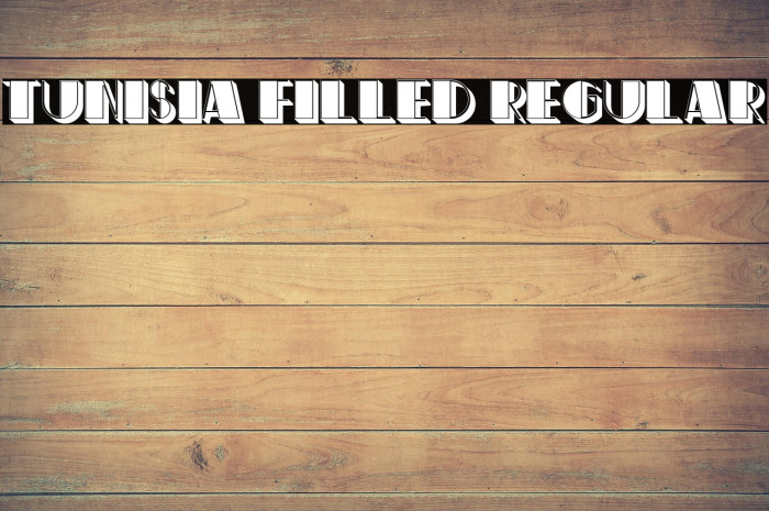 Tunisia Filled Regular Example 3