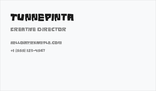 Tunnepinta Business Card