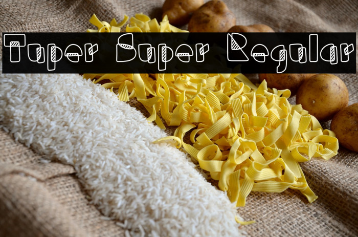 Tuper Super Regular Example 1